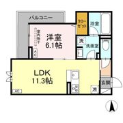 エリシア泉町の間取り画像