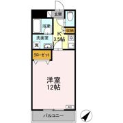 クリスタル甲府国母の間取り画像
