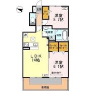 メゾンシャルマンの間取り画像