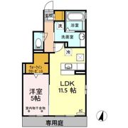 グリーンハイツ八坂東の間取り画像