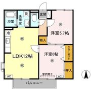 プレジールむらかみの間取り画像