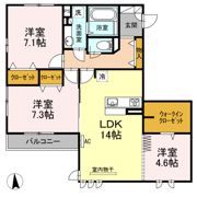 ブレイン‐ゾーンⅡの間取り画像
