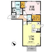 リッツ ハウス B棟の間取り画像