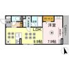 D-resena花ヶ島の間取り画像