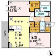 D-resena花ヶ島の間取り画像