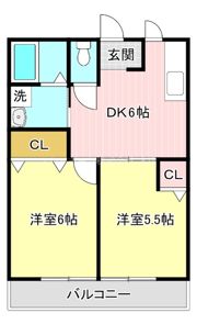 カトレア高丘の間取り画像