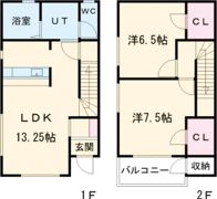 フォリーベルジェール B棟の間取り画像