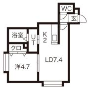 VivaceⅡ(ヴィヴァーチェ2)の間取り画像