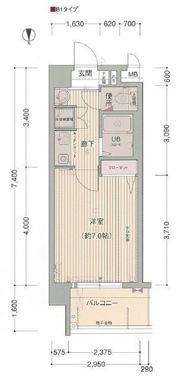 プレサンス京大南の間取り画像