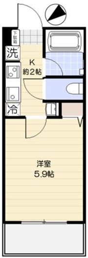 レガーロ東長崎の間取り画像