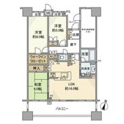 コンフォールスクエアさいたま新都心の間取り画像