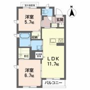 ベレオ セルディーナの間取り画像
