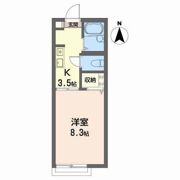 千秋コーポ駅東の間取り画像