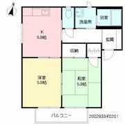 バリュージュ富の原 E棟の間取り画像