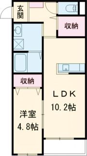 レーブプランドールの間取り画像