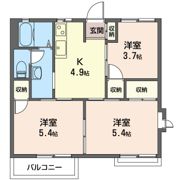 アリーナハイツの間取り画像
