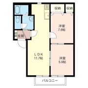 グランドミールAの間取り画像