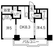 クラッセ近代美術館北の間取り画像