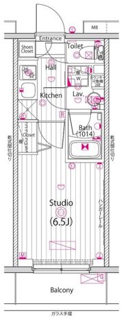 グランド・ガーラ横浜の間取り画像
