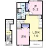 ジュネス新入Aの間取り画像