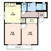グランシードあづみ Bの間取り画像