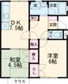 学園前サザンコートの間取り画像
