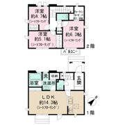 浦和区本太1丁目戸建の間取り画像