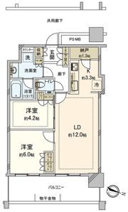 URAWA THE TOWERの間取り画像