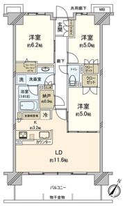 パークホームズ北浦和ガーデンズの間取り画像