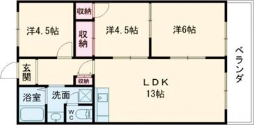 グランレナジア姫路の間取り画像