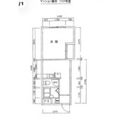 マンション植田の間取り画像