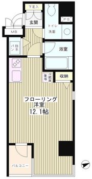 テラス麻布十番の間取り画像