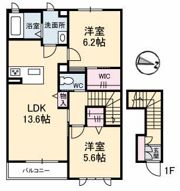 サリアンコート川田の間取り画像