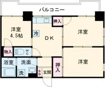 KTD東福生の間取り画像
