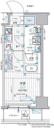 GENOVIA西横浜の間取り画像