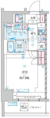 GENOVIA平塚Ⅲの間取り画像