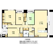 ローレルコート放出 606号室の間取り画像