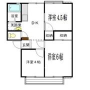 クリスタルハーモニーBの間取り画像