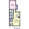 アルメールBの間取り画像
