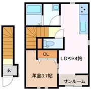 コスミックエステート 西の間取り画像
