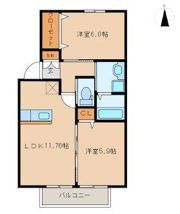 ヴェルデコートの間取り画像