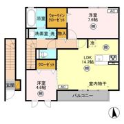 ボナールメゾンの間取り画像