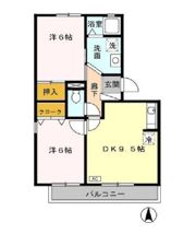 オーシャンヒルズ Dの間取り画像