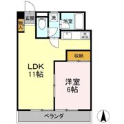 パークサイド中村の間取り画像