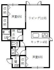 プリエ館の間取り画像