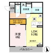 GRAND D-ROOM女鳥羽の間取り画像