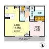 GRAND D-ROOM女鳥羽の間取り画像