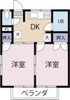 コーポ美和の間取り画像
