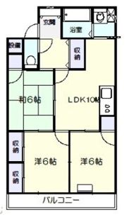 マンション清水の間取り画像