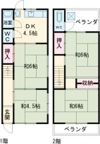 松原通3丁目戸建の間取り画像